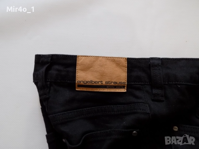работен панталон engelbert strauss work wear долнище екип анцунг мъжки оригинален черен размер 46/S, снимка 5 - Спортни дрехи, екипи - 49653598
