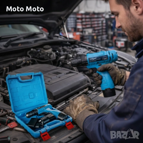 Технически безжичен винтоверт с, снимка 3 - Винтоверти - 53839536