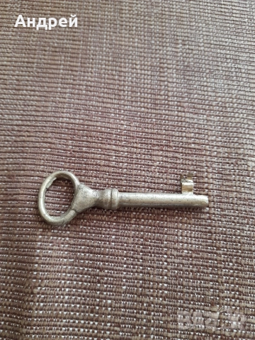 Стар метален ключ #11, снимка 3 - Колекции - 52585923