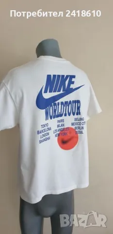 Nike Worldtour Cotton Mens Size M ОРИГИНАЛ! Мъжка Тениска!, снимка 5 - Тениски - 47282904