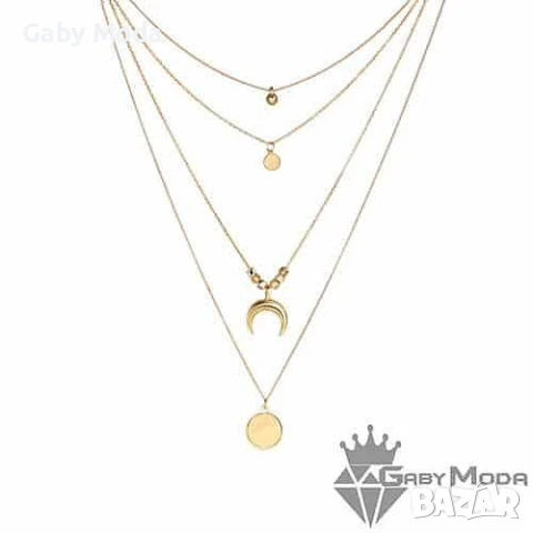 Многоредово колие, снимка 2 - Колиета, медальони, синджири - 51095284