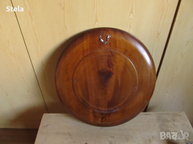 Голяма дървена чиния - сувенир, снимка 5 - Декорация за дома - 53820376