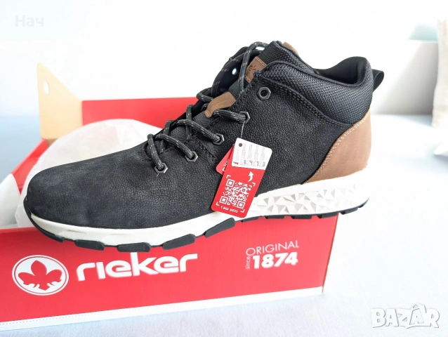 обувки Rieker 45, снимка 3 - Мъжки боти - 53833295