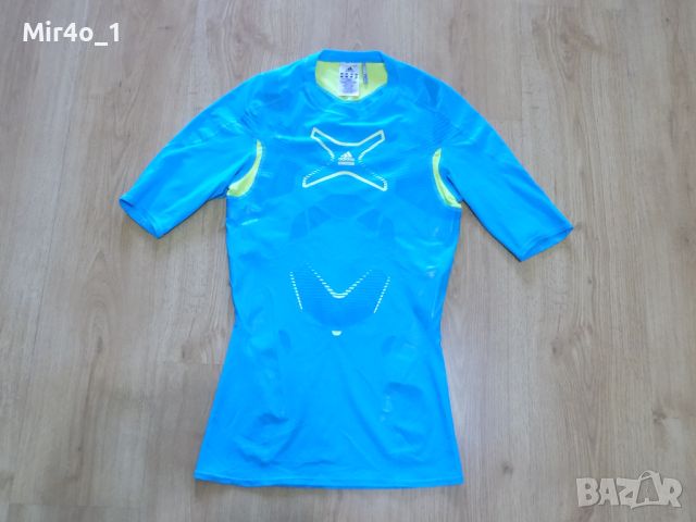 Тениска adidas techfit потник оригинална спорт фитнес крос мъжка M, снимка 1 - Тениски - 46363815