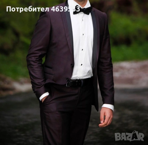 костюм Teodor + риза, папионка и колан подарък 