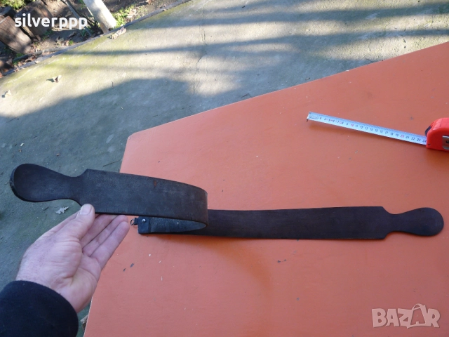  Стар бръснарски каиш , снимка 3 - Други ценни предмети - 52527094