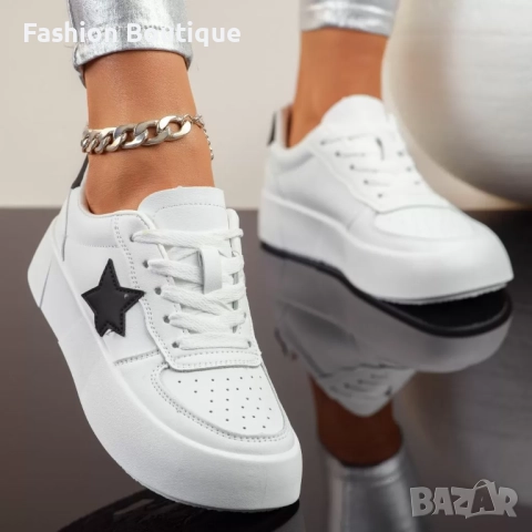 Олекотени дамски кожени обувки, от мека еко кожа, снимка 7 - Маратонки - 51812120