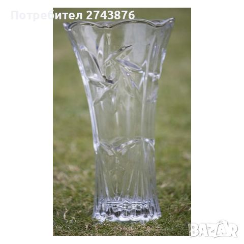  Стъклена ваза-Височина -19,5см.,Диаметър-9см.,DS- 0520 , снимка 7 - Декорация за дома - 45827064