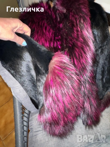 Уникално кожухче от естествен косъм , снимка 9 - Палта, манта - 53328971