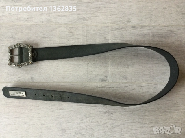 кожен колан от естедствена кожа PHILIPP PLEIN 95 см Made in Italy, снимка 8 - Колани - 54190858