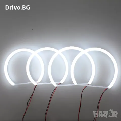 Гаранция! Мощни Cotton LED Angel Eyes за BMW E46, снимка 2 - Аксесоари и консумативи - 49883792