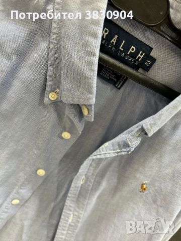 Риза с дълъг ръкав Ralph Lauren, размер US 12 или L, снимка 5 - Ризи - 45389600