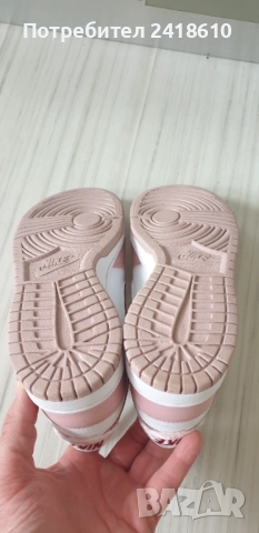 Nike  Dunk Low Pink Velvet   Size 38 /24 см. UK 5  US 5.5  НОВО! ОРИГИНАЛ! Дамски Кецове., снимка 3 - Кецове - 52575408