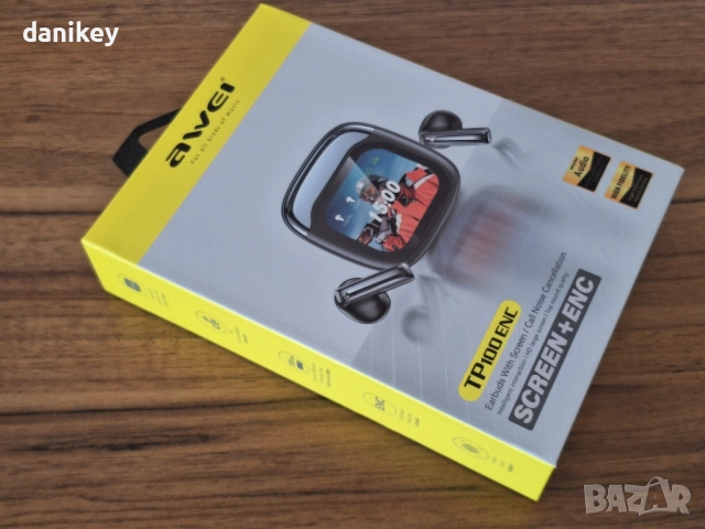 Нови блутут слушалки с активна смарт кутия тъчскрийн, снимка 2 - Bluetooth слушалки - 52174793