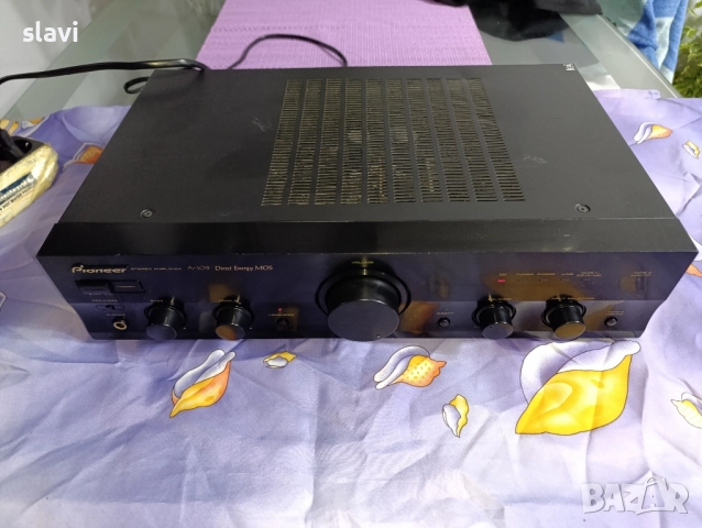 Усилвател Pioneer A-109, снимка 7 - Ресийвъри, усилватели, смесителни пултове - 52345361