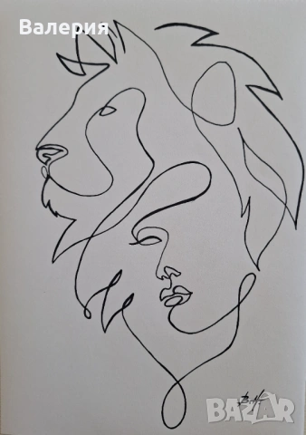 Минималистични рисунки, снимка 8 - Картини - 54072174