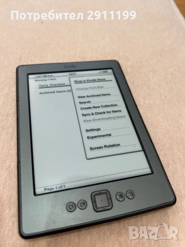 Четец Kindle 4gen, снимка 7 - Електронни четци - 53857436