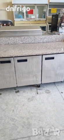 Хладилна маса с гранитен плот пица маса, снимка 3 - Обзавеждане на кухня - 50790393