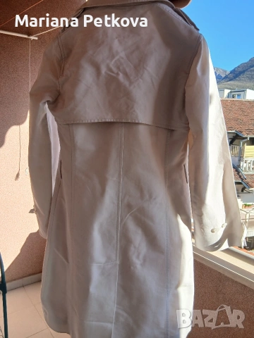 Бял марков шлифер, снимка 3 - Рокли - 54183300