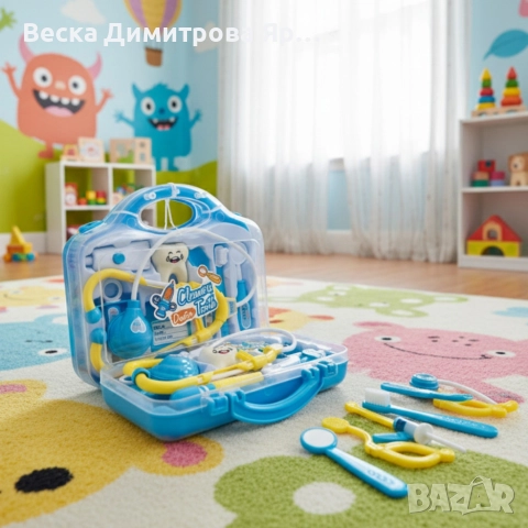 Детски зъболекарски комплект Cleaners Doctor Tooth, снимка 3 - Играчки за стая - 52722277