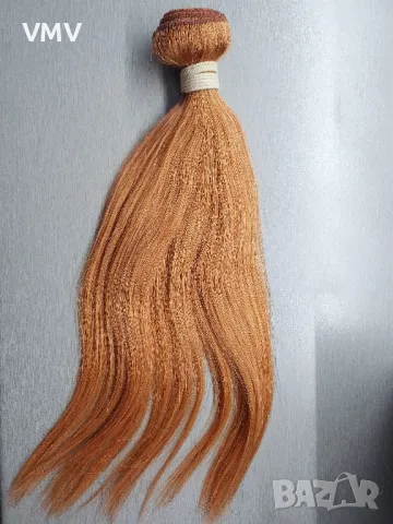 Естествена коса медено, снимка 1