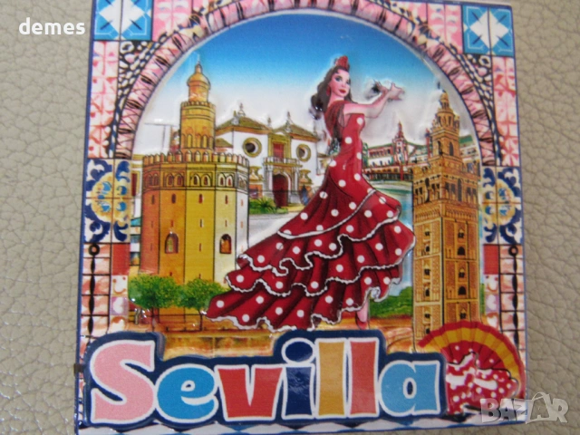 Магнит от Севиля, Испания, снимка 2 - Колекции - 53751615