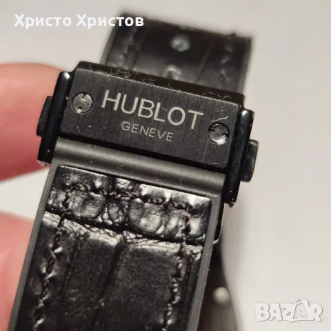 Мъжки луксозен часовник Hublot Tourbillon Skeleton Open case , снимка 8 - Мъжки - 47112530