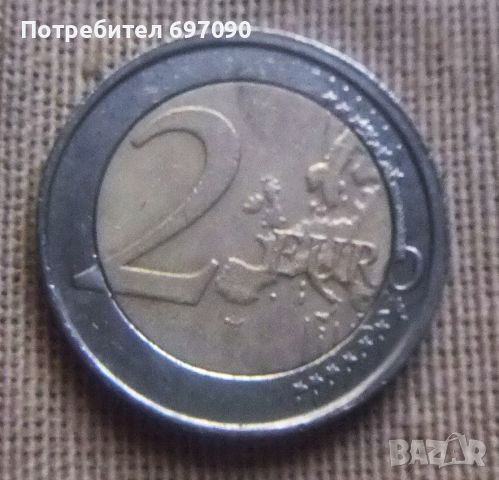 Белгия - 2 евро 2008, снимка 2 - Нумизматика и бонистика - 46392545