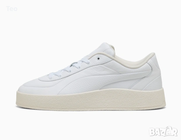 Puma CA Luxe бели кожени кецове 42,5, снимка 2 - Кецове - 53947062
