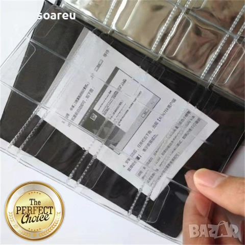 Кожен албум за монети с 10 прозрачни страници с 120 джоба Книга  каталог за колекция на монети медал, снимка 11 - Нумизматика и бонистика - 53769669