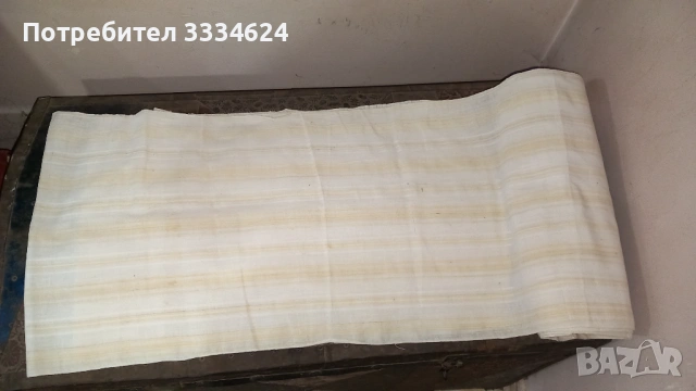 Автентичен плат кенар с коприна, снимка 4 - Антикварни и старинни предмети - 53758862