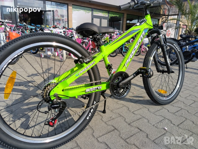 PASSATI Алуминиев велосипед 24" MARTYN зелен, снимка 9 - Велосипеди - 53848554