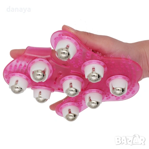 6463 Антицелулитна масажна ръкавица ръчен масажор за тяло, снимка 4 - Масажори - 53707078