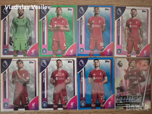 Topps Premier League 25/26 - базови, инсърти и паралели на отборите, снимка 10 - Колекции - 53637066