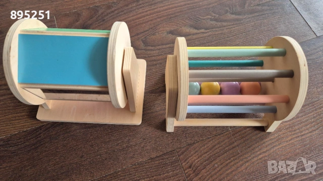 Комплект Монтесори въртележка много цветна, снимка 2 - Образователни игри - 53484278