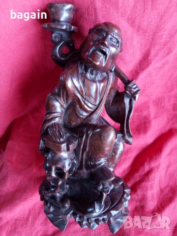 Буда. Старинна статуя. Цин., снимка 2 - Антикварни и старинни предмети - 46453212