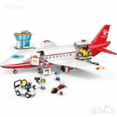 Конструктор самолет - летище 720 части, снимка 5 - Други - 52752656