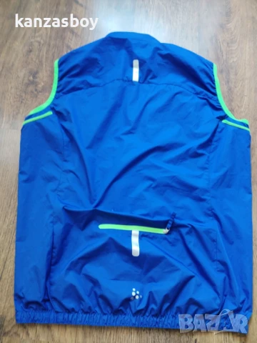 Craft Active Run Vest - мъжки елек-ветровка ХЛ , снимка 7 - Спортни дрехи, екипи - 51171719