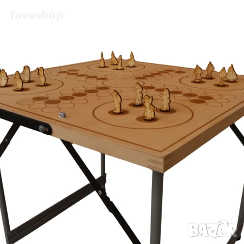 2 в 1- маса с игра "не се сърди човече", снимка 5 - Други - 51015840