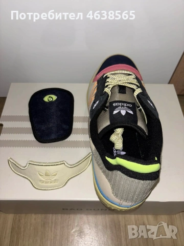 Нови мъжки маратонки Bad Bunny × adidas Forum Low Powerphase, снимка 2 - Маратонки - 53471416