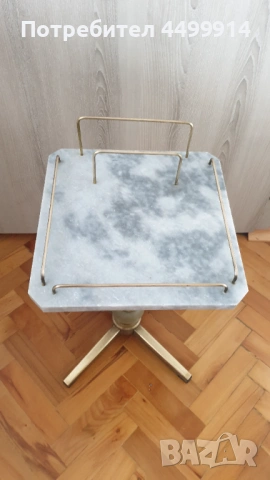 Стара мраморна масичка, снимка 2 - Антикварни и старинни предмети - 53890848