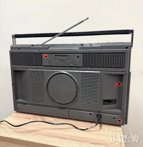 🔉Ретро радиокасетофон бумбокс PHILIPS D8444🔉, снимка 7 - Радиокасетофони, транзистори - 53219931