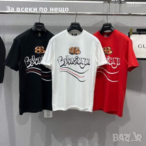 Дамска тениска Balenciaga - 3 цвята, снимка 3 - Тениски - 45248358