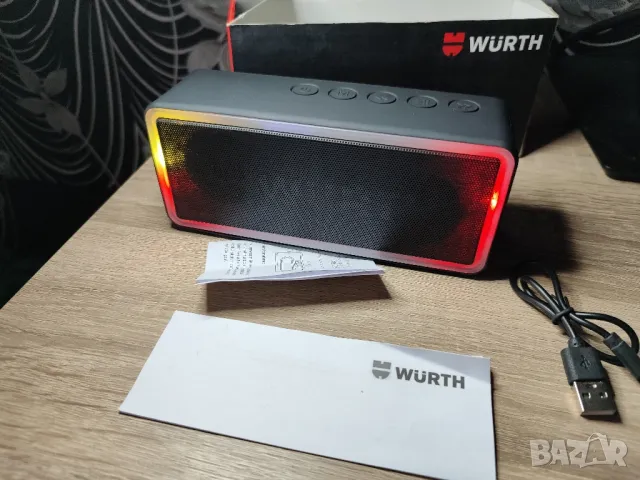 ПРОМО ! Wurth Bluetooth RGB безжична колонка !, снимка 8 - Bluetooth тонколони - 49544962