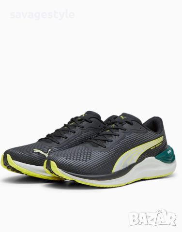 Мъжки маратонки PUMA Electrify Nitro 3 Water Repellent Running Shoes Black, снимка 3 - Маратонки - 46467728