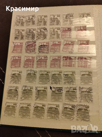 Пощенски марки Германия Замъци., снимка 14 - Филателия - 51207611