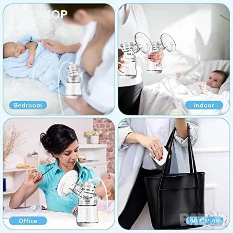 Нова Двойна електрическа помпа за кърма/3 режима и 4 нива/ Майки, снимка 2 - Помпи за кърма - 49668507