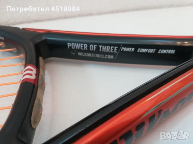 Тенис ракета Wilson Triad 6 , снимка 4 - Тенис - 50849741