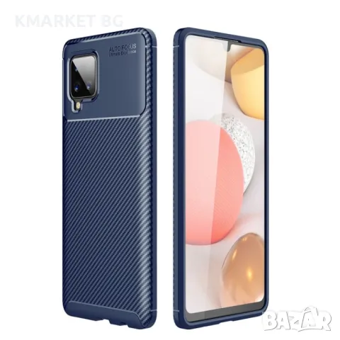 Samsung Galaxy A42 5G Удароустойчив Carbon Fiber Калъф и Протектор, снимка 2 - Калъфи, кейсове - 48520852