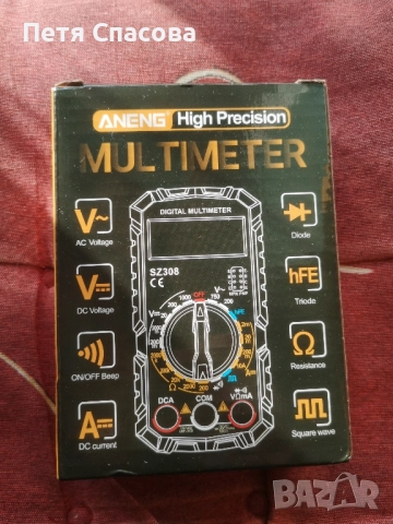 Мултицет, Мултиметър Aneng SZ308, снимка 4 - Друга електроника - 52493465
